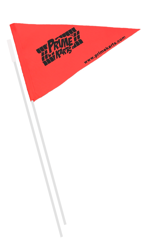 Free safety flag with any kart purchase!